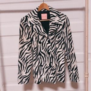 Vintage 90’s Zebra Peacoat